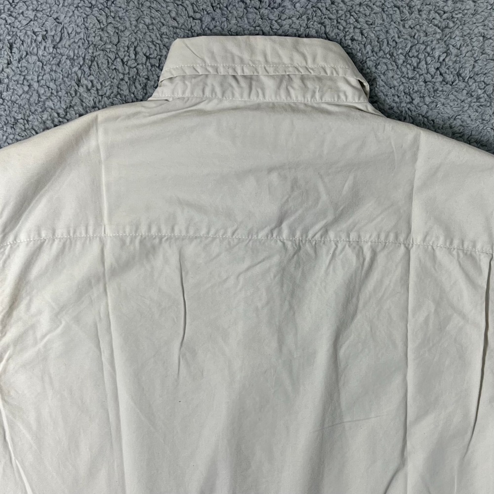 Polo Ralph Lauren Women's Cream Button-Front Shirt Dress - Picture 11 of 16
